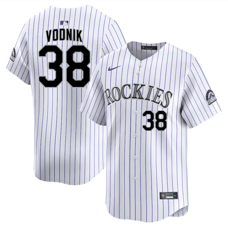 Victor Vodnik Colorado Rockies Jersey,Uniforms,Gears Stitched-White